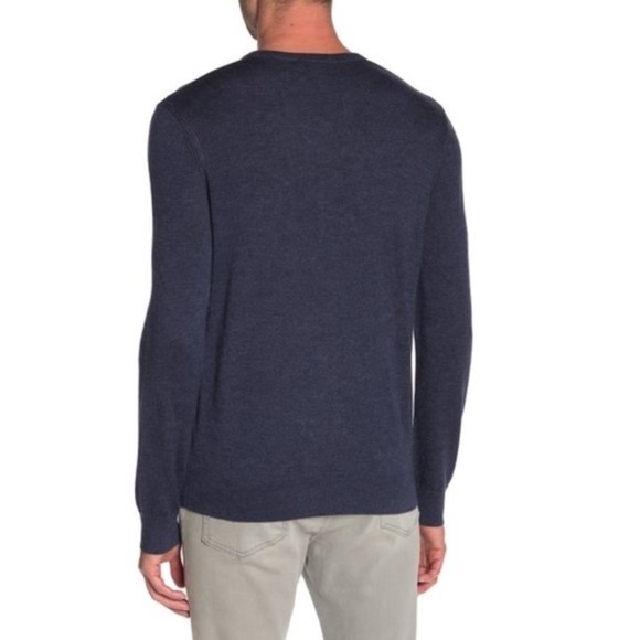 Theory Harman Rinland Wool Blend V-Neck Sweater - Picture 2 of 6